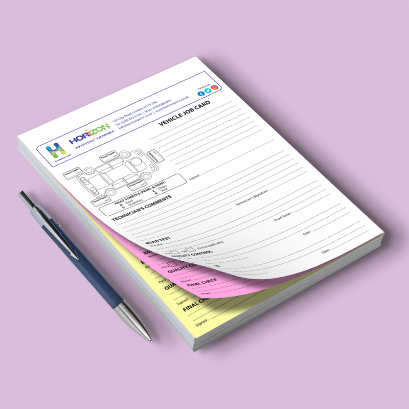 A5 Vehicle Job Card - Image 3