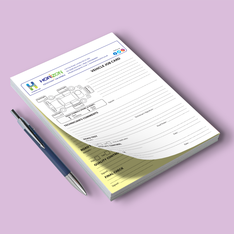 A5 Vehicle Job Card - Image 4