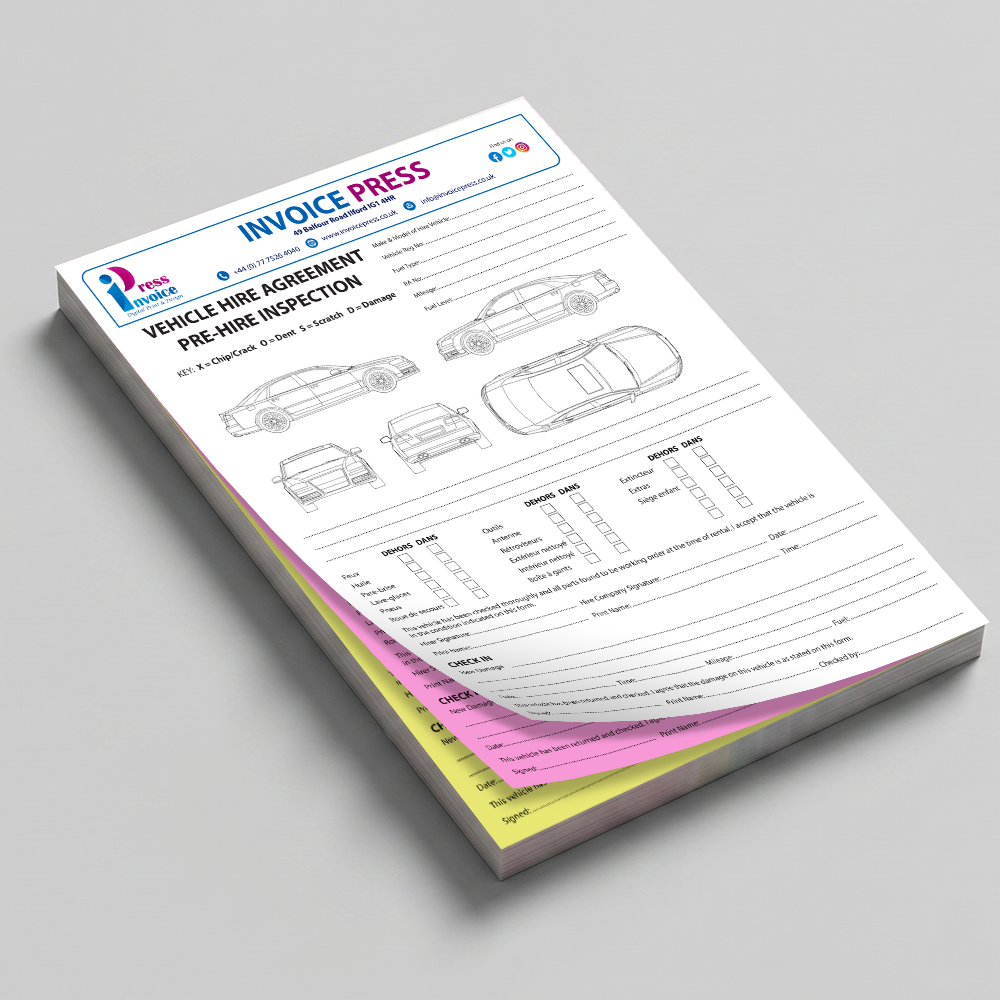 A4 NCR Pads Triplicate