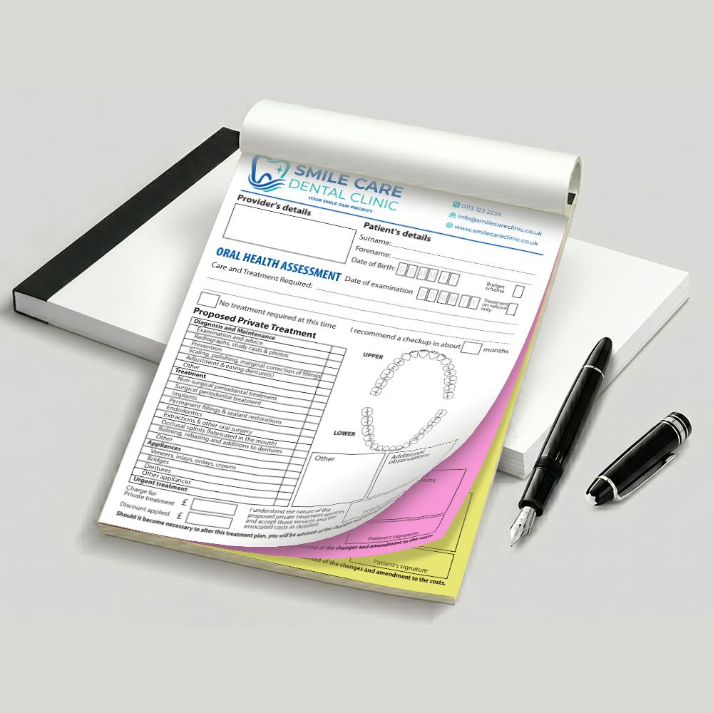 A5 Oral Health Assesment (Dental Records)
