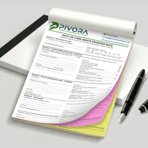 A4 Duty Care Waste Transfer Note