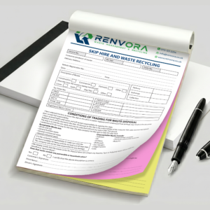 A4 Skip Hire and Waste Recycling Form
